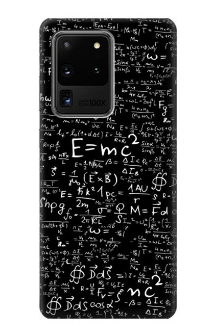 S2574 Mathematics Physics Blackboard Equation Case For Samsung Galaxy S20 Ultra