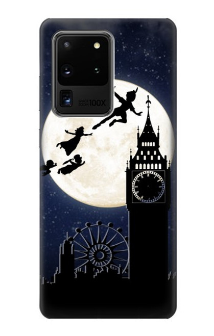 S3249 Peter Pan Fly Full Moon Night Case For Samsung Galaxy S20 Ultra