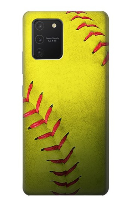 S3031 Yellow Softball Ball Case For Samsung Galaxy S10 Lite