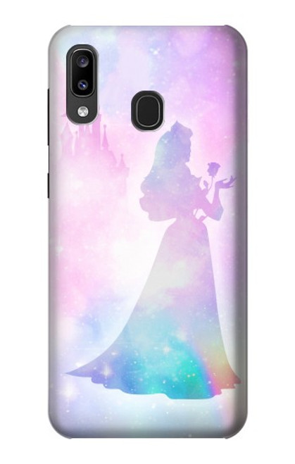 S2992 Princess Pastel Silhouette Case For Samsung Galaxy A20, Galaxy A30