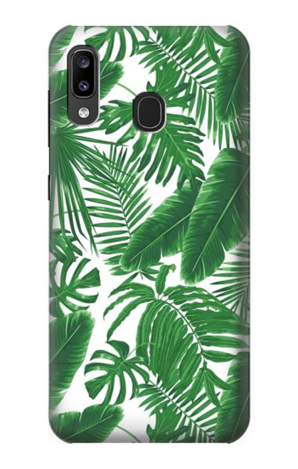 S3457 Paper Palm Monstera Case For Samsung Galaxy A20, Galaxy A30