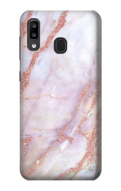 S3482 Soft Pink Marble Graphic Print Case For Samsung Galaxy A20, Galaxy A30
