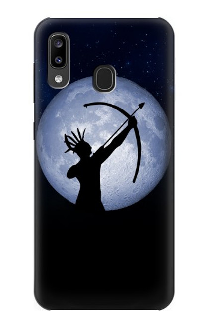 S3489 Indian Hunter Moon Case For Samsung Galaxy A20, Galaxy A30