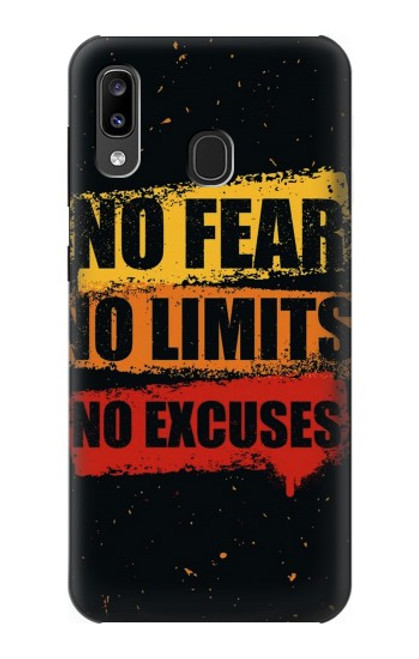 S3492 No Fear Limits Excuses Case For Samsung Galaxy A20, Galaxy A30