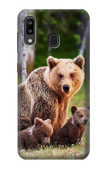 S3558 Bear Family Case For Samsung Galaxy A20, Galaxy A30