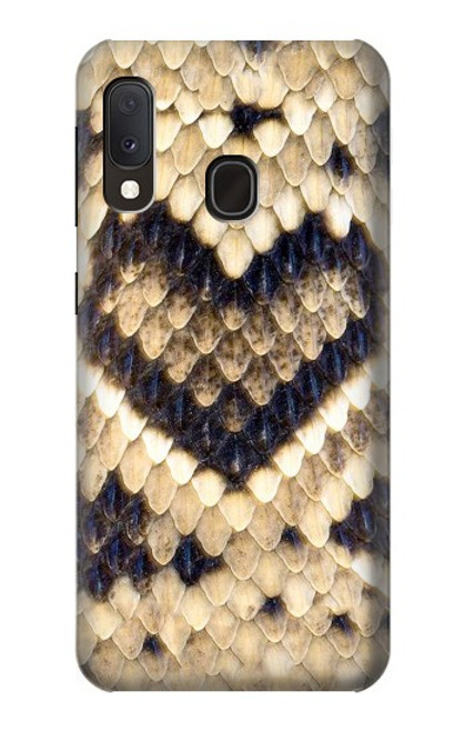 S3417 Diamond Rattle Snake Graphic Print Case For Samsung Galaxy A20e