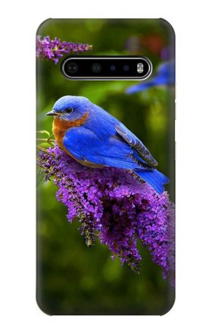 S1565 Bluebird of Happiness Blue Bird Case For LG V60 ThinQ 5G