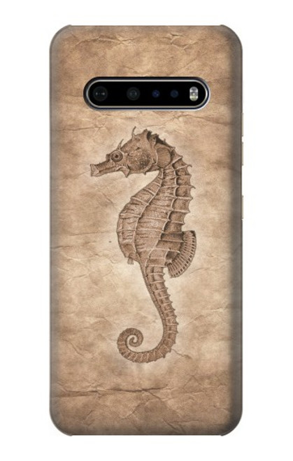 S3214 Seahorse Skeleton Fossil Case For LG V60 ThinQ 5G