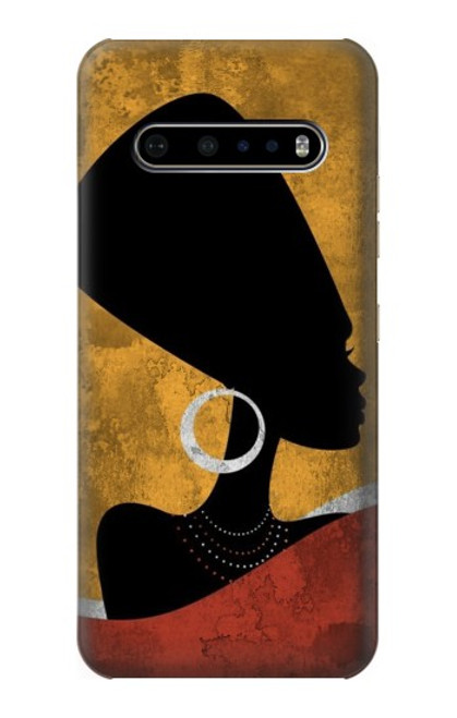 S3453 African Queen Nefertiti Silhouette Case For LG V60 ThinQ 5G