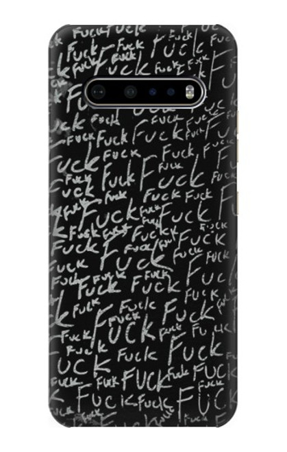 S3478 Funny Words Blackboard Case For LG V60 ThinQ 5G