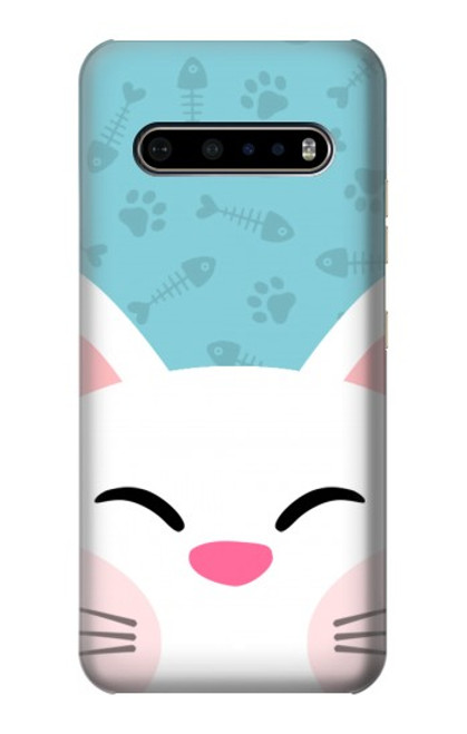 S3542 Cute Cat Cartoon Case For LG V60 ThinQ 5G