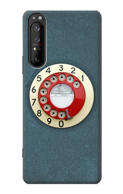 S1968 Rotary Dial Telephone Case For Sony Xperia 1 II