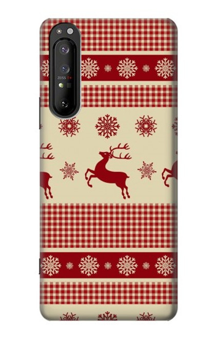 S2310 Christmas Snow Reindeers Case For Sony Xperia 1 II