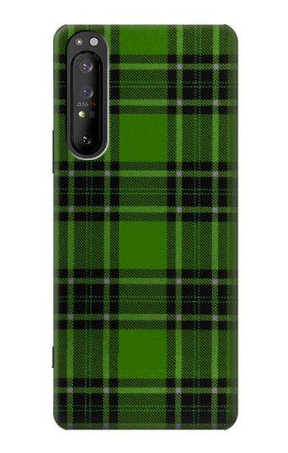 S2373 Tartan Green Pattern Case For Sony Xperia 1 II