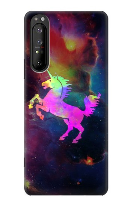 S2486 Rainbow Unicorn Nebula Space Case For Sony Xperia 1 II