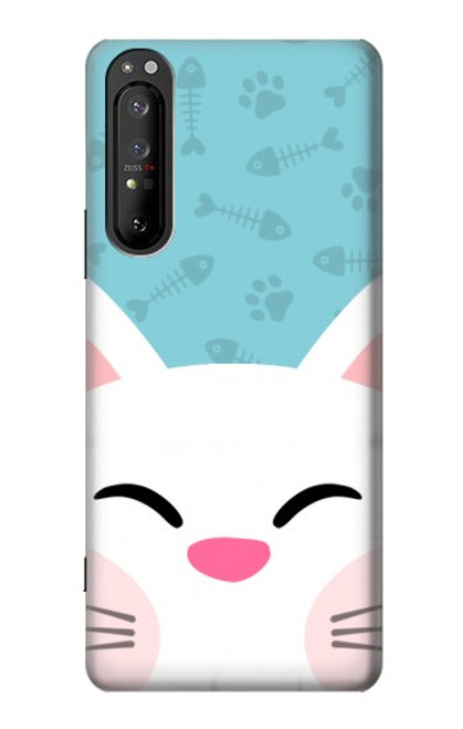S3542 Cute Cat Cartoon Case For Sony Xperia 1 II
