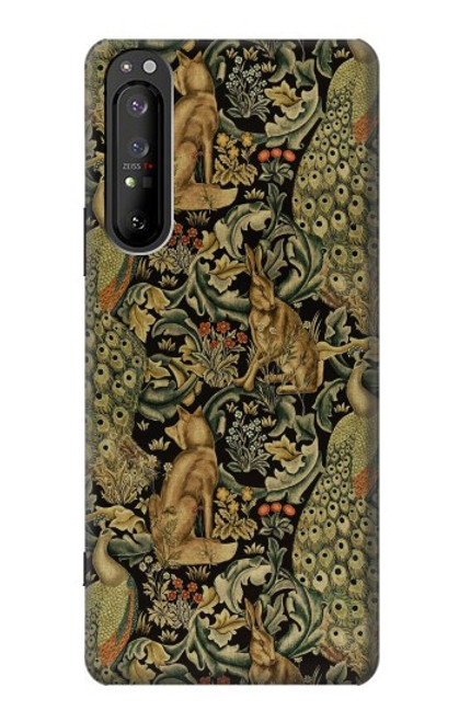 S3661 William Morris Forest Velvet Case For Sony Xperia 1 II