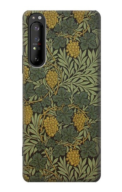 S3662 William Morris Vine Pattern Case For Sony Xperia 1 II