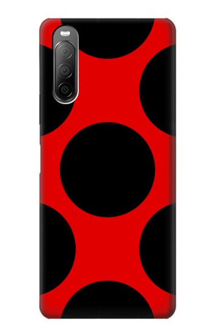 S1829 Ladybugs Dot Pattern Case For Sony Xperia 10 II