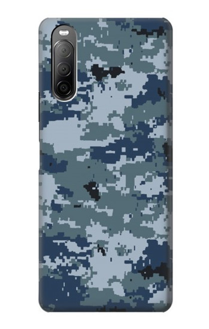 S2346 Navy Camo Camouflage Graphic Case For Sony Xperia 10 II