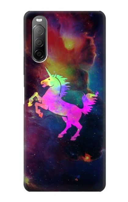 S2486 Rainbow Unicorn Nebula Space Case For Sony Xperia 10 II