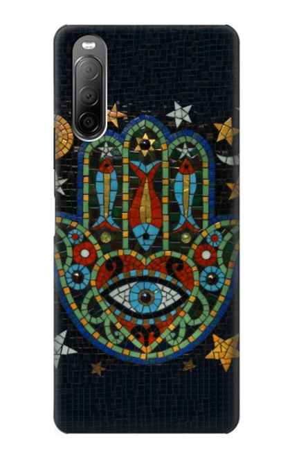 S3175 Hamsa Hand Mosaics Case For Sony Xperia 10 II