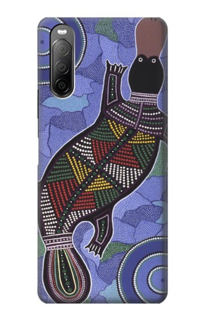 S3387 Platypus Australian Aboriginal Art Case For Sony Xperia 10 II