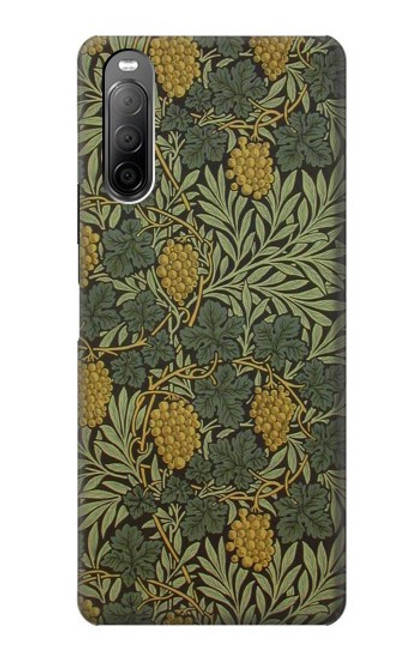 S3662 William Morris Vine Pattern Case For Sony Xperia 10 II