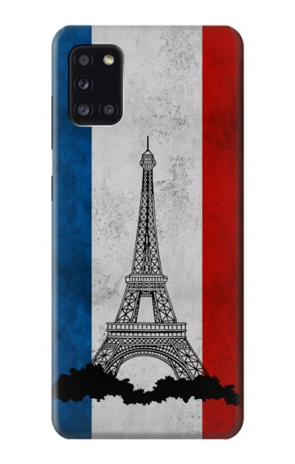 S2859 Vintage France Flag Eiffel Tower Case For Samsung Galaxy A31