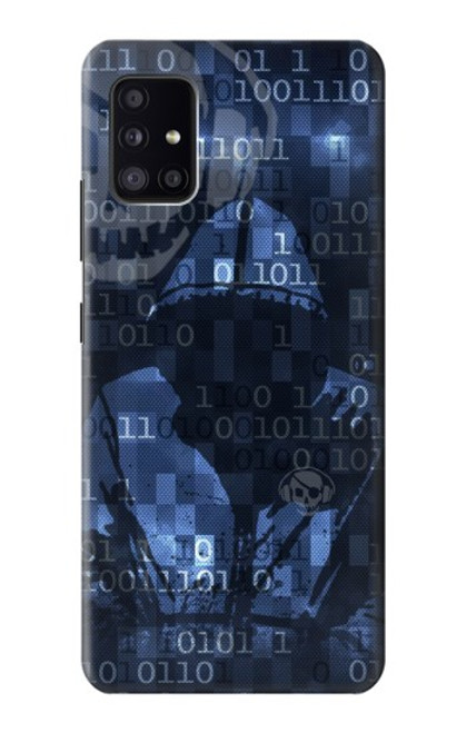 S3431 Digital Code Cyber Hacker Case For Samsung Galaxy A41