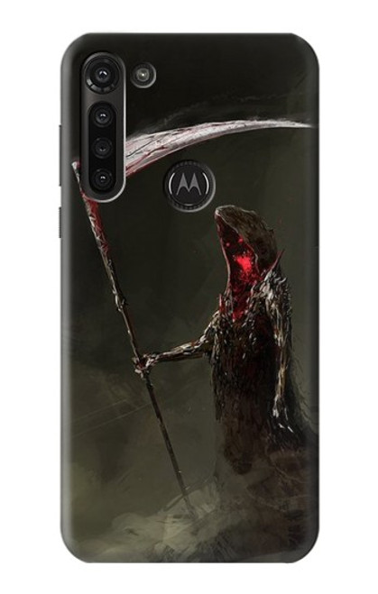 S1319 Grim Reaper Death Scythe Case For Motorola Moto G8 Power