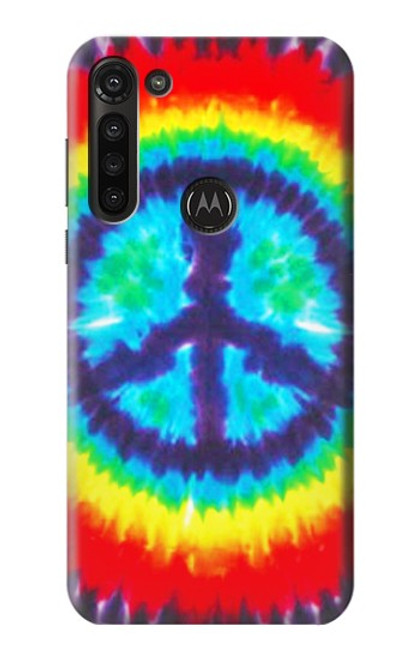 S1870 Tie Dye Peace Case For Motorola Moto G8 Power