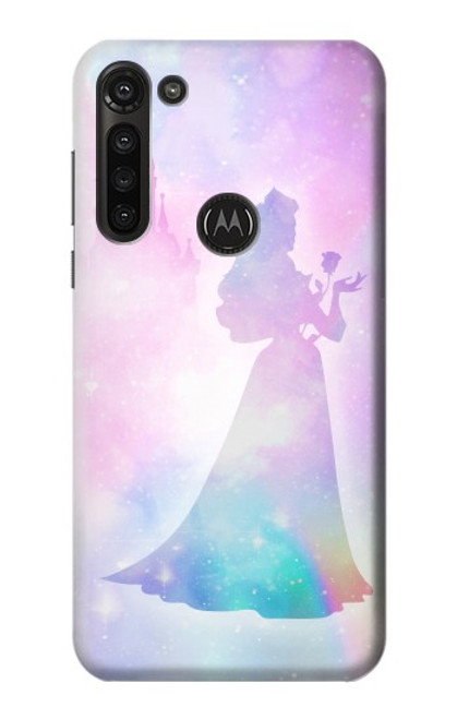 S2992 Princess Pastel Silhouette Case For Motorola Moto G8 Power