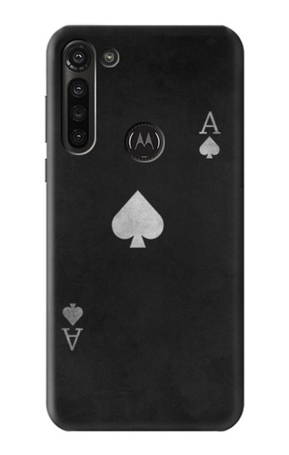 S3152 Black Ace of Spade Case For Motorola Moto G8 Power