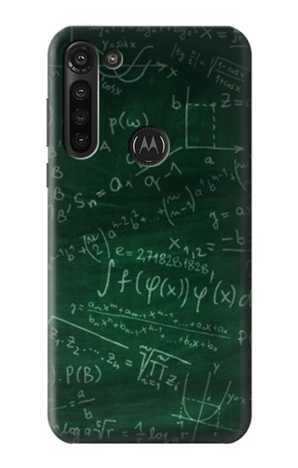 S3190 Math Formula Greenboard Case For Motorola Moto G8 Power