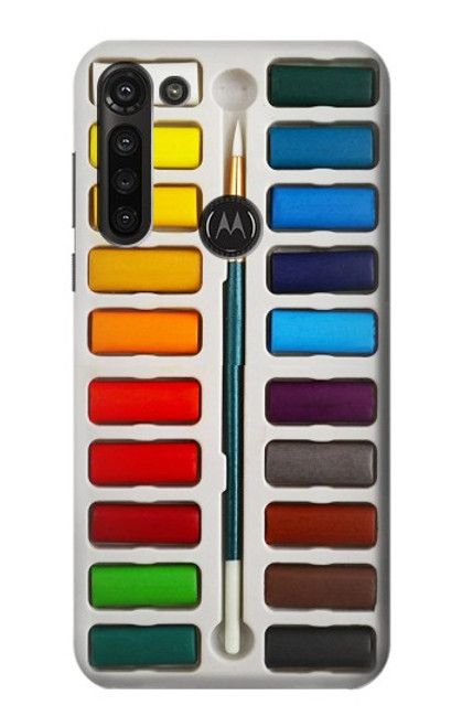 S3243 Watercolor Paint Set Case For Motorola Moto G8 Power