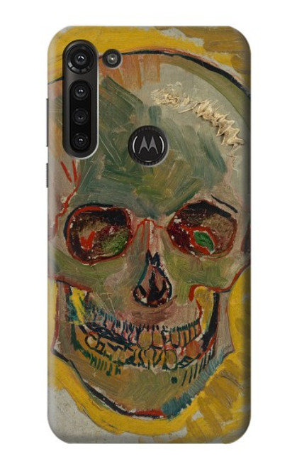 S3359 Vincent Van Gogh Skull Case For Motorola Moto G8 Power