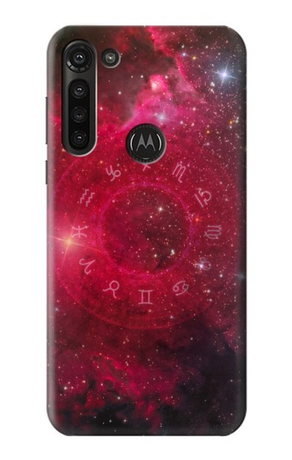 S3368 Zodiac Red Galaxy Case For Motorola Moto G8 Power