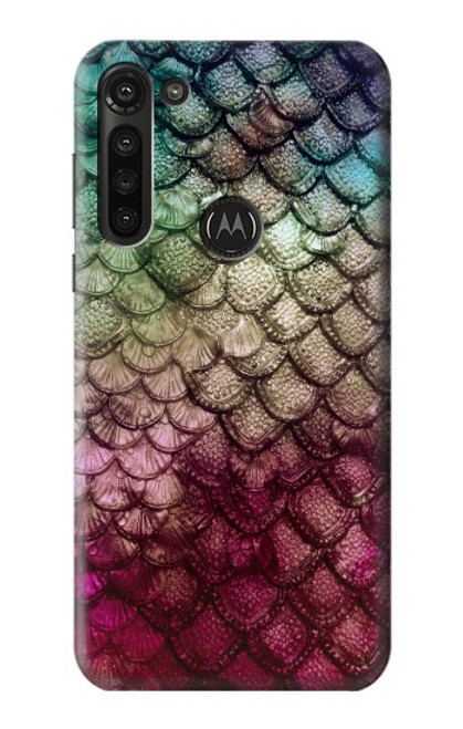 S3539 Mermaid Fish Scale Case For Motorola Moto G8 Power