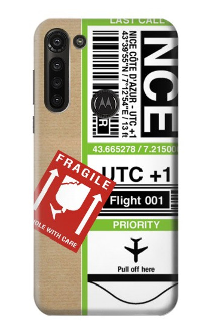S3543 Luggage Tag Art Case For Motorola Moto G8 Power