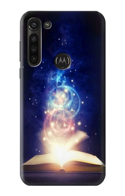 S3554 Magic Spell Book Case For Motorola Moto G8 Power