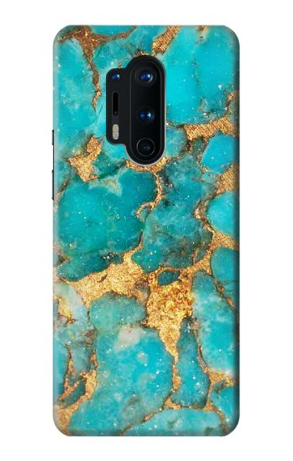 S2906 Aqua Turquoise Stone Case For OnePlus 8 Pro