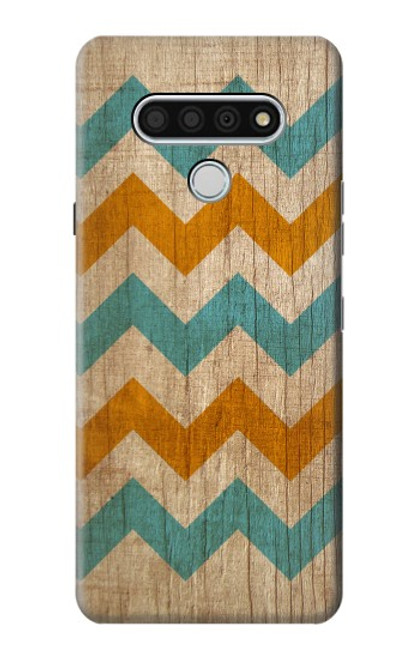 S3033 Vintage Wood Chevron Graphic Printed Case For LG Stylo 6