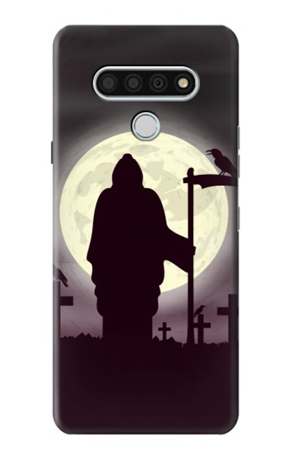 S3262 Grim Reaper Night Moon Cemetery Case For LG Stylo 6