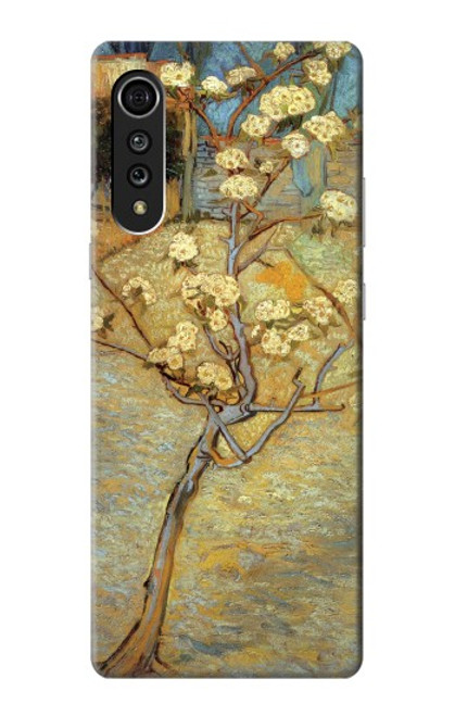 S1978 Van Gogh Letter Pear Tree Blossom Case For LG Velvet