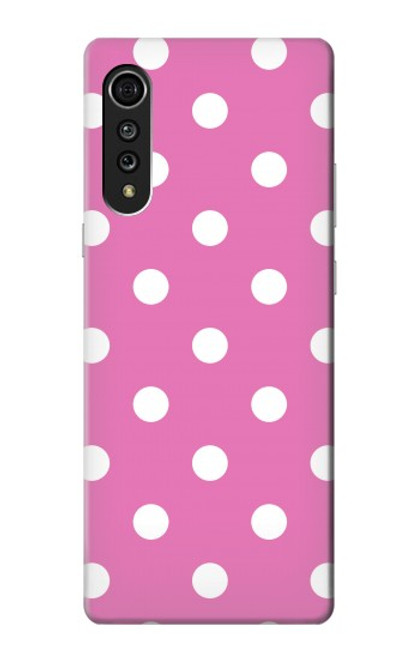 S2358 Pink Polka Dots Case For LG Velvet