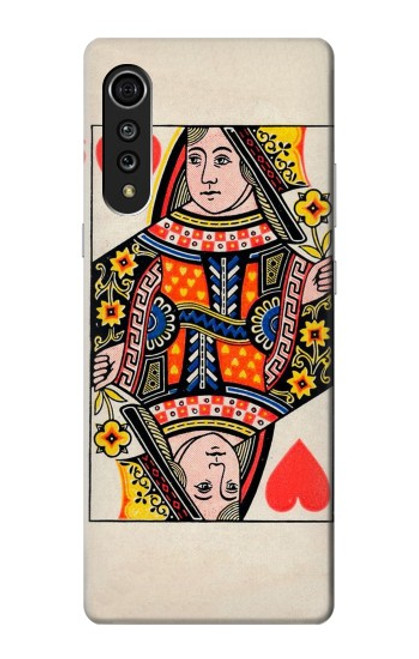 S3429 Queen Hearts Card Case For LG Velvet