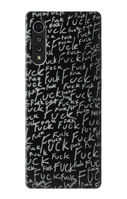 S3478 Funny Words Blackboard Case For LG Velvet