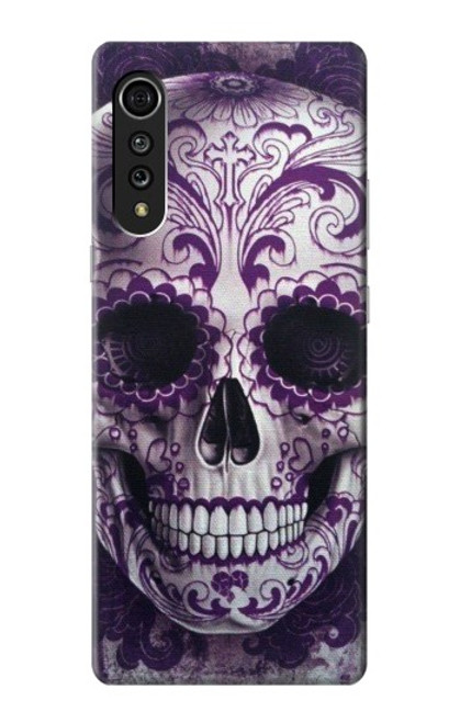 S3582 Purple Sugar Skull Case For LG Velvet