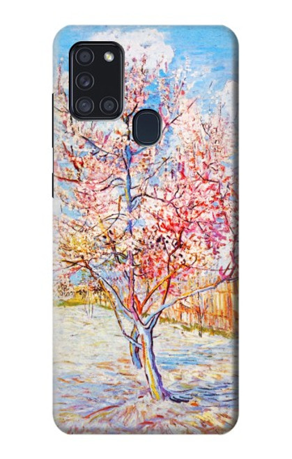 S2450 Van Gogh Peach Tree Blossom Case For Samsung Galaxy A21s